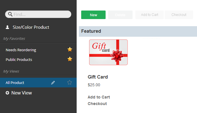 Edit Gift Card Details